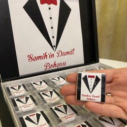 Damat Bohça Çikolatası,Bohça Çikolatası,Kişiye Özel Tasarım,Karton Kutu