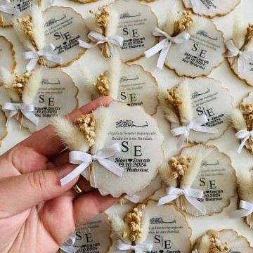 Kuruçiçek Detaylı, Varak model Nikah-Nişan Hediyeliği