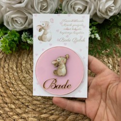 Ahşap Figürlü Şeffaf Pleksi Kartlı Bebek Magneti Ahşap Figürlü Şeffaf Pleksi Kartlı Bebek Magneti