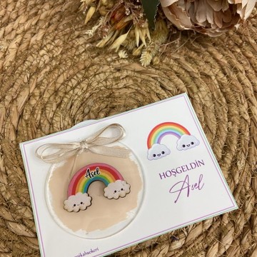 Şeffaf Epoksi Bebek Hediyeliği, Bebek Magneti