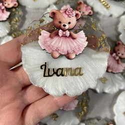 Ahşap Figürlü Epoksi Magnet, Bebek Hediyeliği Ahşap Figürlü Epoksi Magnet, Bebek Hediyeliği