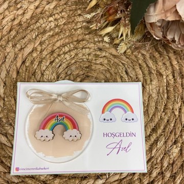 Şeffaf Epoksi Bebek Hediyeliği, Bebek Magneti