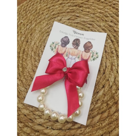 Bride To Be İncili Gelin Bilekliği