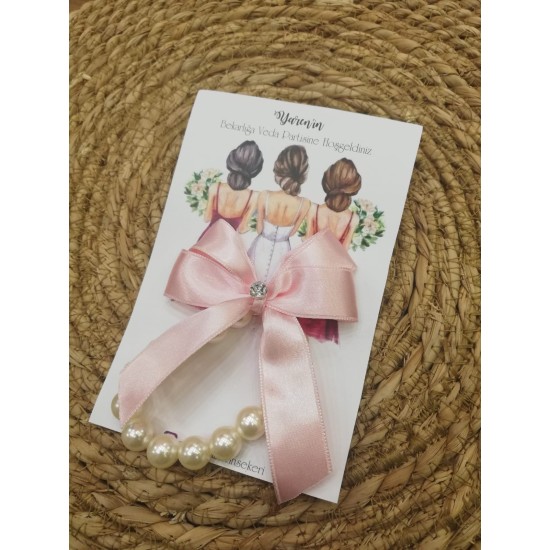 Bride To Be İncili Gelin Bilekliği