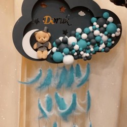 Bubble Kapı Süsü,Bebek Kapı Süsü,Ayıcık Detaylı Hastane Odası Kapı Süsü